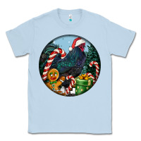 Dusty Blue jersey giant rooster christmas Classic Tee - LillyAllenDesigns