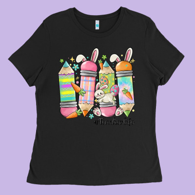 Teaching My Favorite Peeps Ladies Tee Designed By Maliassmallbusiness