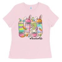 Bubblegum Pink teaching my favorite peeps Ladies Tee - MaliasSmallBusiness