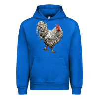 Cobalt dominique rooster Urban Hoodie - LillyAllenDesigns