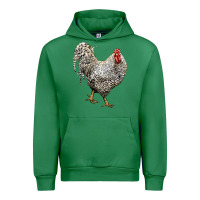 Emerald dominique rooster Urban Hoodie - LillyAllenDesigns
