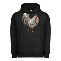 Pigment Black dominique rooster Urban Hoodie - LillyAllenDesigns