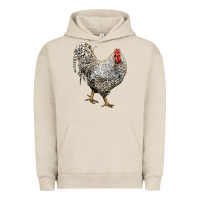 Pigment French Oak dominique rooster Urban Hoodie - LillyAllenDesigns