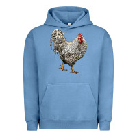 Pigment Pebble Blue dominique rooster Urban Hoodie - LillyAllenDesigns