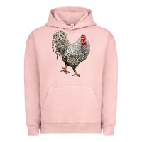 Pigment Salmon dominique rooster Urban Hoodie - LillyAllenDesigns