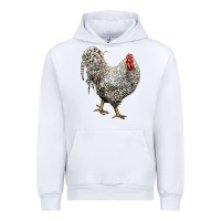 White dominique rooster Urban Hoodie - LillyAllenDesigns