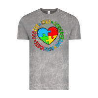 Cloud Rock autism awareness puzzle heart love understand advo Vintage Tee - Artiststas