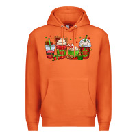 Carrot christmas coffee cups Premium Hoodie - OliviaCreatesArt