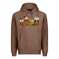 Chestnut christmas coffee cups Premium Hoodie - OliviaCreatesArt