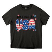 Asphalt god bless america Heavy Core Tee - MaliasSmallBusiness