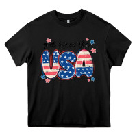 Black god bless america Heavy Core Tee - MaliasSmallBusiness