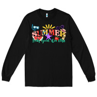 Black summer looks good on me Long Sleeve Tee - NancyCooperArtShop