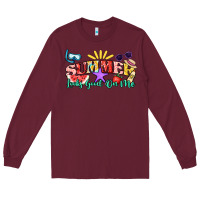 Burgundy summer looks good on me Long Sleeve Tee - NancyCooperArtShop