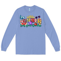 Colony Blue summer looks good on me Long Sleeve Tee - NancyCooperArtShop