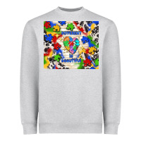Heather Grey different is beautiful Heavyweight Sweatshirt - TumblerDesignByShophia