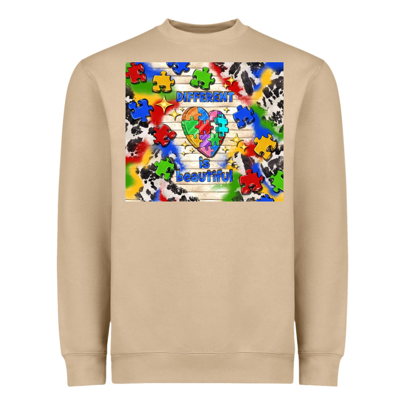 Different Is Beautiful Heavyweight Sweatshirt by TumblerDesignByShophia | Teevron
