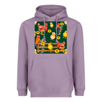 Lavender farm life seamless pattern Heavyweight Hoodie - FaDigitalArtStudio