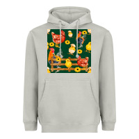 Moon Dust farm life seamless pattern Heavyweight Hoodie - FaDigitalArtStudio