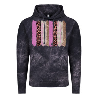 Cloud Black pink glitter leopard brushstroke background Vintage Hoodie - RanaPortraitStore