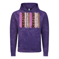 Cloud Purple pink glitter leopard brushstroke background Vintage Hoodie - RanaPortraitStore