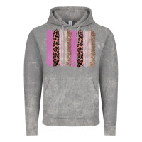 Cloud Rock pink glitter leopard brushstroke background Vintage Hoodie - RanaPortraitStore