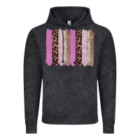 Vintage Black pink glitter leopard brushstroke background Vintage Hoodie - RanaPortraitStore