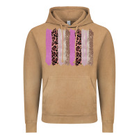 Vintage Camel pink glitter leopard brushstroke background Vintage Hoodie - RanaPortraitStore