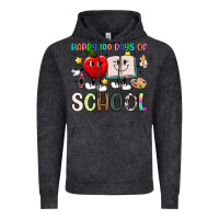 Vintage Black happy 100 days of school Vintage Hoodie - Artiststas