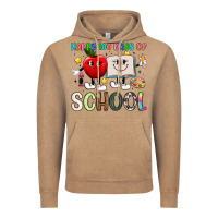 Vintage Coffee happy 100 days of school Vintage Hoodie - Artiststas