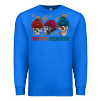 True Royal tis the season skull winter Premium Sweatshirt - FaDigitalArtStudio