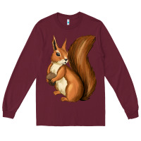 Burgundy siqurell Long Sleeve Tee - texasbilliewilder