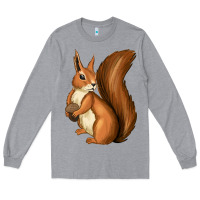 Heather Grey siqurell Long Sleeve Tee - texasbilliewilder