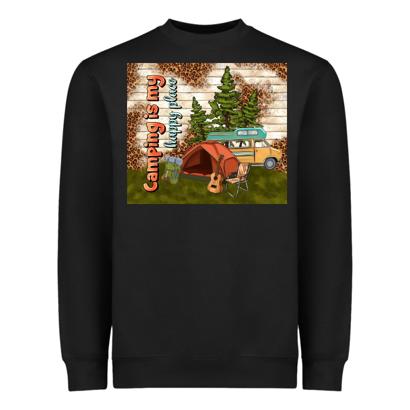 Camping Is My Happy Place Heavyweight Sweatshirt by TumblerDesignByShophia | Teevron