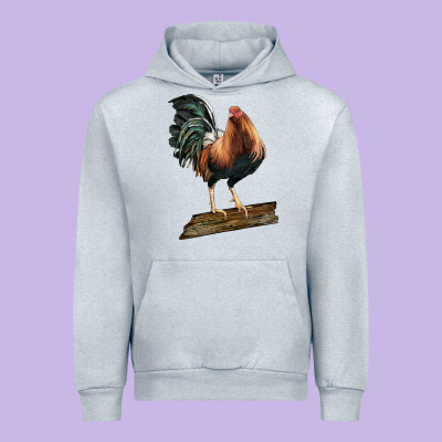American Game Rooster Standing Urban Hoodie Designed By Lillyallendesigns