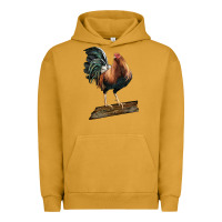 Pigment Peanut Butter american game rooster standing Urban Hoodie - LillyAllenDesigns