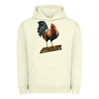 Pigment Pistachio american game rooster standing Urban Hoodie - LillyAllenDesigns