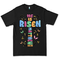 Black he is risen cross Premium Tee - MaliasSmallBusiness