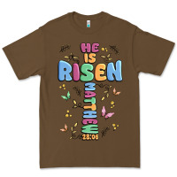 Cacao he is risen cross Premium Tee - MaliasSmallBusiness