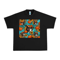 Black autumn pumpkins holstein cow Urban Heavy Tee - Jasminsmagicworld
