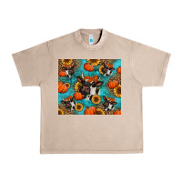 French Oak autumn pumpkins holstein cow Urban Heavy Tee - Jasminsmagicworld