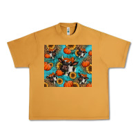Peanut Butter autumn pumpkins holstein cow Urban Heavy Tee - Jasminsmagicworld