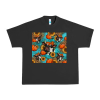 Pigment Black autumn pumpkins holstein cow Urban Heavy Tee - Jasminsmagicworld