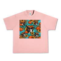 Salmon autumn pumpkins holstein cow Urban Heavy Tee - Jasminsmagicworld