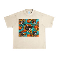 Sandshell autumn pumpkins holstein cow Urban Heavy Tee - Jasminsmagicworld