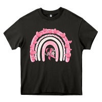 Asphalt breast cancer  rainbow Heavy Core Tee - MaliasSmallBusiness
