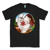 Black silkie chicken christmas Classic Tee - LillyAllenDesigns