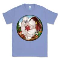 Colony Blue silkie chicken christmas Classic Tee - LillyAllenDesigns