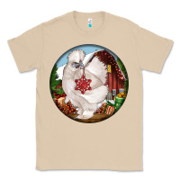 Mushroom silkie chicken christmas Classic Tee - LillyAllenDesigns