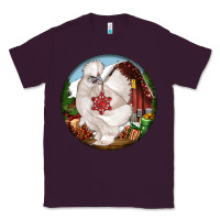 Plum silkie chicken christmas Classic Tee - LillyAllenDesigns