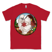 Red silkie chicken christmas Classic Tee - LillyAllenDesigns
